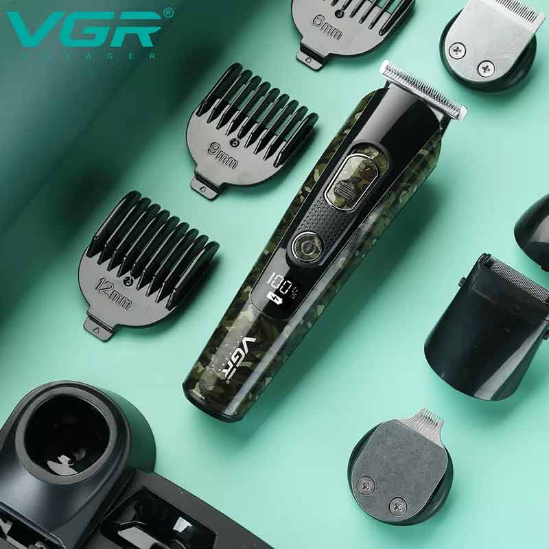 ست ماشین اصلاح موی صورت و بدن وی جی آر مدل V-102