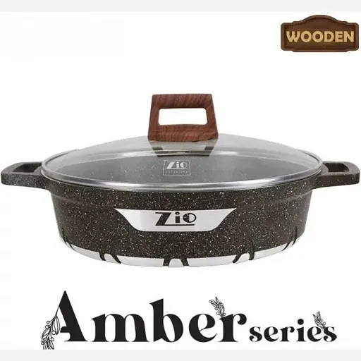 تابه گرانیتی زیو مدل آمبر ZLC-8452-40 سایز 40