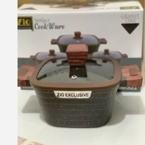 قابلمه تکی مربعی زیو سایز 22 اجری مدل 8566