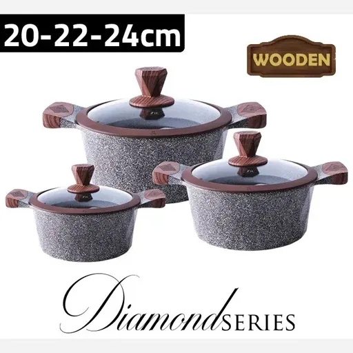 سرویس قابلمه 6 پارچه زیو مدل Z-8170-24