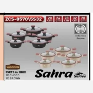 سرویس قابلمه ده پارچه زیو اصلی مدل ZCS-8570