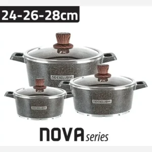 سرویس قابلمه 6 پارچه زیو مدل Zio Z-8400-28