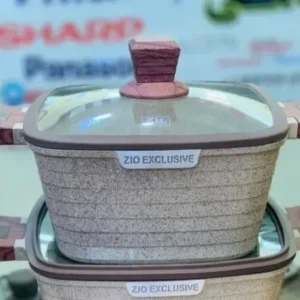 قابلمه تکی مربعی زیو سایز 20 آجری مدل 8566