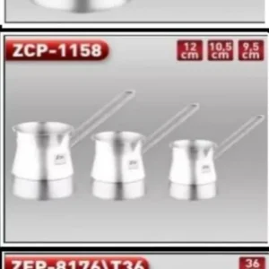 سرویس شیرجوش استیل زیو مدل 1158