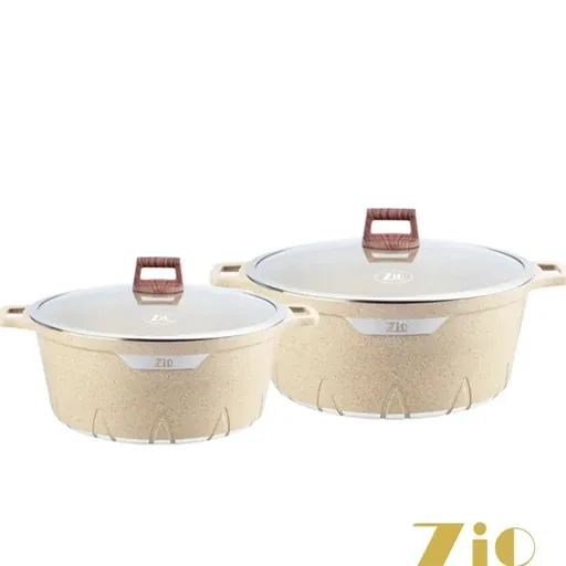 سرویس قابلمه گرانیتی 4 پارچه زیو سایز 40 مدل Z-8450 جامبو