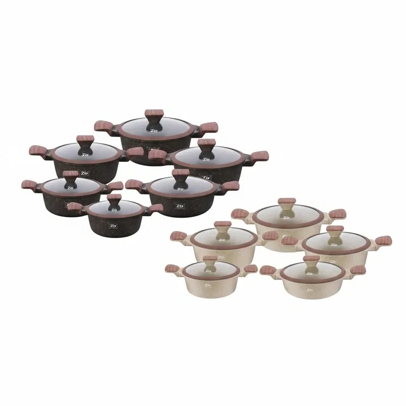 سرویس قابلمه ده پارچه زیو اصلی مدل ZCS-8570