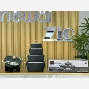 سرویس قابلمه 10 پارچه زیو طرح crown مدل Zio ZCS-8590