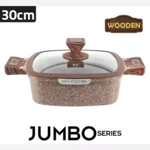 تابه درب دار مربعی زیو طرح جامبو مدل Z-8352-30