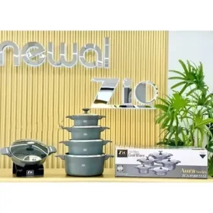 سرویس قابلمه 10 پارچه زیو طرح aura مدل Zio ZCS-8580