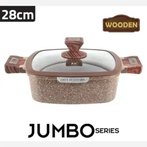 تابه درب دار مربعی زیو طرح جامبو مدل Z-8352-28